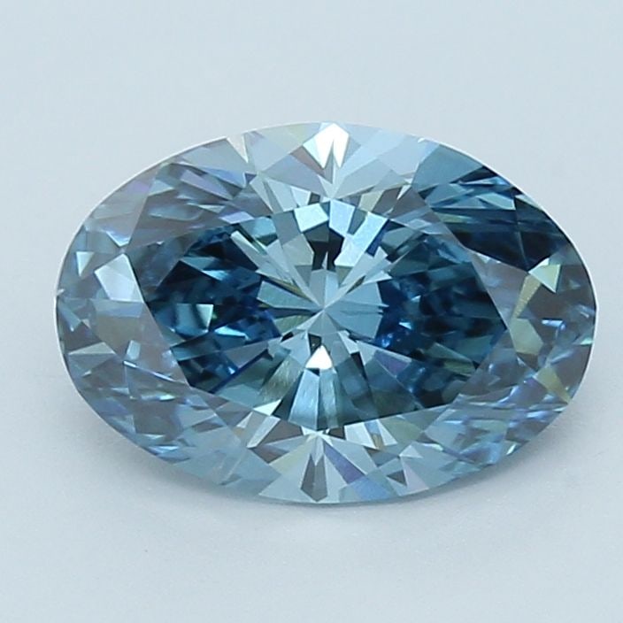 Loose Diamond - OVAL 3.05ct Fancy Vivid Blue VS1: Loose Diamond - OVAL 3.05ct Fancy Vivid Blue VS1 Source: This is a real non-mined Diamond that has been grown in a lab Shape: OVAL Carats: 3.05 Color: Fancy Vivid Blue Certification: IGI Video: