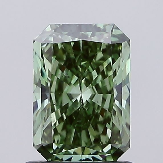 Loose Diamond - RADIANT 1.15ct Fancy Vivid Green SI1: Loose Diamond - RADIANT 1.15ct Fancy Vivid Green SI1 Source: This is a real non-mined Diamond that has been grown in a lab Shape: RADIANT Carats: 1.15 Color: Fancy Vivid Green Certification: IGI