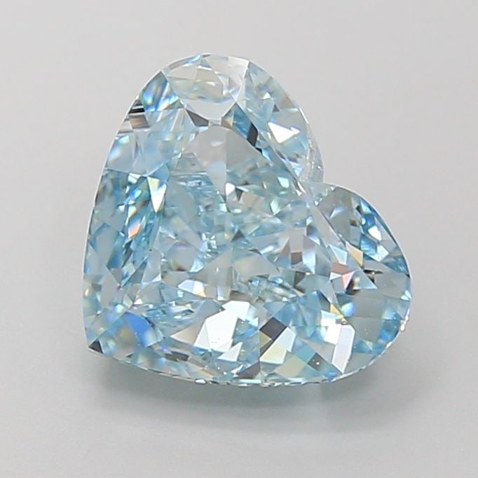 Loose Diamond - HEART 3.51ct Fancy Vivid Blue VS1: Loose Diamond - HEART 3.51ct Fancy Vivid Blue VS1 Source: This is a real non-mined Diamond that has been grown in a lab Shape: HEART Carats: 3.51 Color: Fancy Vivid Blue Certification: IGI Video: