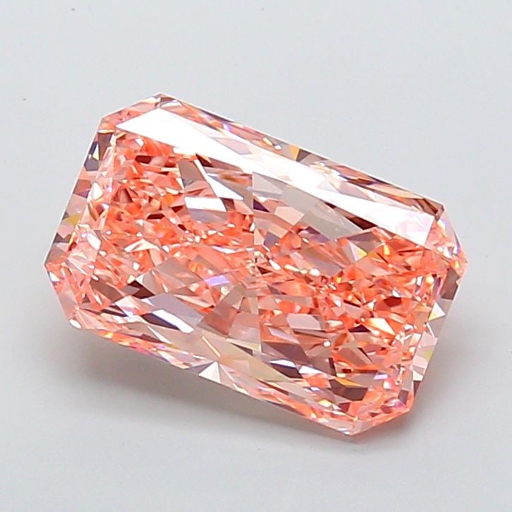 Loose Diamond - RADIANT 10.07ct Fancy Vivid Pink VVS2: Loose Diamond - RADIANT 10.07ct Fancy Vivid Pink VVS2 Source: This is a real non-mined Diamond that has been grown in a lab Shape: RADIANT Carats: 10.07 Color: Fancy Vivid Pink Certification: IGI