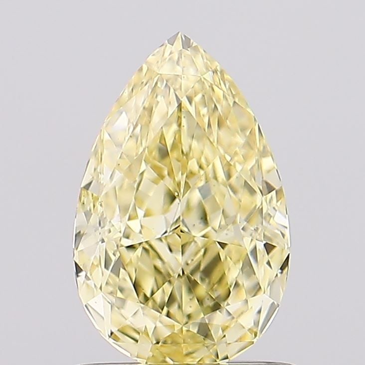 Loose Diamond - PEAR 1.09ct Fancy Intense Yellow VS2: Loose Diamond - PEAR 1.09ct Fancy Intense Yellow VS2 Source: This is a real non-mined Diamond that has been grown in a lab Shape: PEAR Carats: 1.09 Color: Fancy Intense Yellow Certification: IGI Video