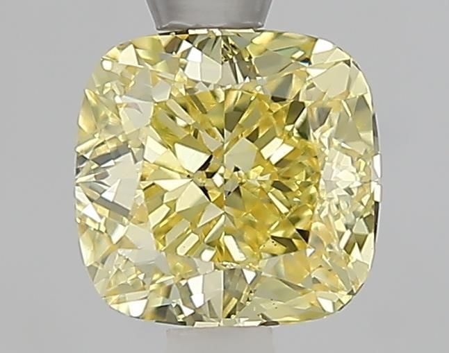 Loose Diamond - CUSHION MODIFIED 1.5ct Fancy Vivid Yellow VS1: Loose Diamond - CUSHION MODIFIED 1.5ct Fancy Vivid Yellow VS1 Source: This is a real non-mined Diamond that has been grown in a lab Shape: CUSHION MODIFIED Carats: 1.5 Color: Fancy Vivid Yellow Certif