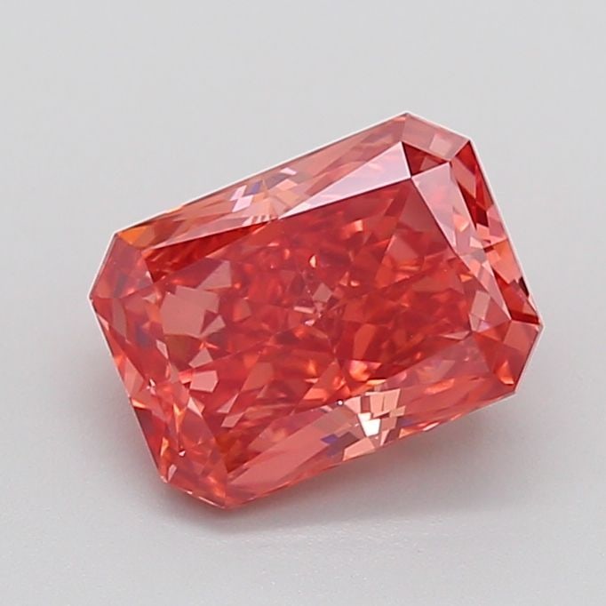 Loose Diamond - RADIANT 3.08ct Fancy Vivid Reddish Pink VS2: Loose Diamond - RADIANT 3.08ct Fancy Vivid Reddish Pink VS2 Source: This is a real non-mined Diamond that has been grown in a lab Shape: RADIANT Carats: 3.08 Color: Fancy Vivid Reddish Pink Certificat