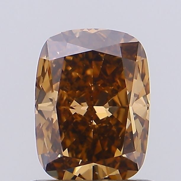 Loose Diamond - CUSHION MODIFIED 0.76ct Fancy Brown VS1: Loose Diamond - CUSHION MODIFIED 0.76ct Fancy Brown VS1 Source: This is a real non-mined Diamond that has been grown in a lab Shape: CUSHION MODIFIED Carats: 0.76 Color: Fancy Brown Certification: IGI