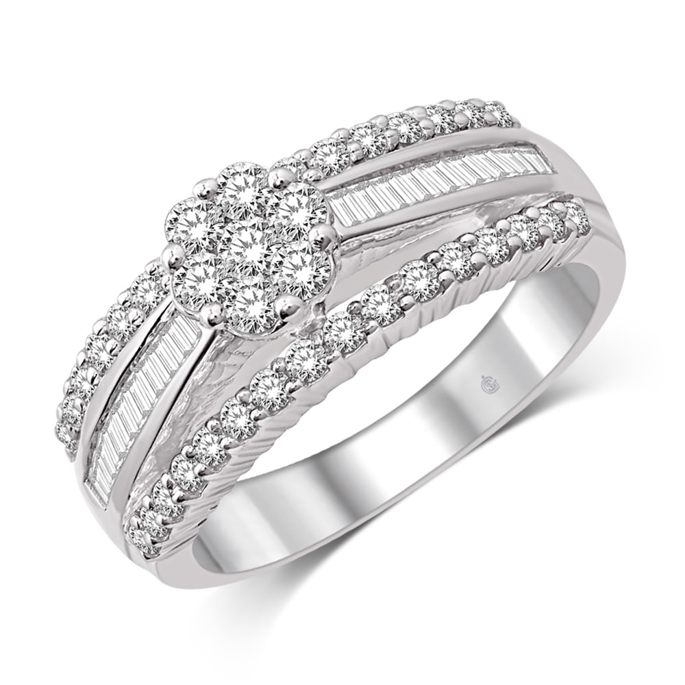 14K White Gold 2 Ct.Tw. Diamond Engagement Ring (1 of 1)