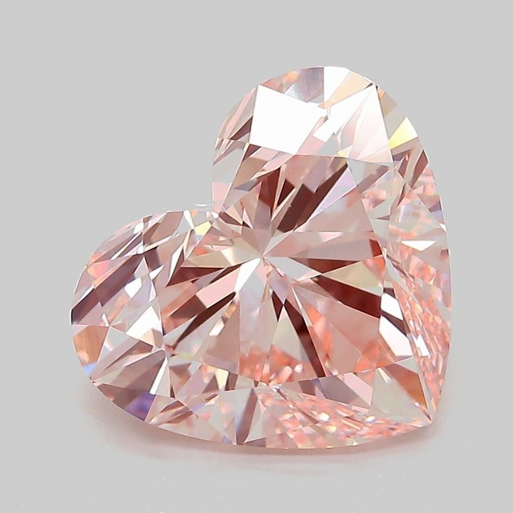 Loose Diamond - HEART 5.02ct Fancy Intense Pink VS2: Loose Diamond - HEART 5.02ct Fancy Intense Pink VS2 Source: This is a real non-mined Diamond that has been grown in a lab Shape: HEART Carats: 5.02 Color: Fancy Intense Pink Certification: IGI Video: