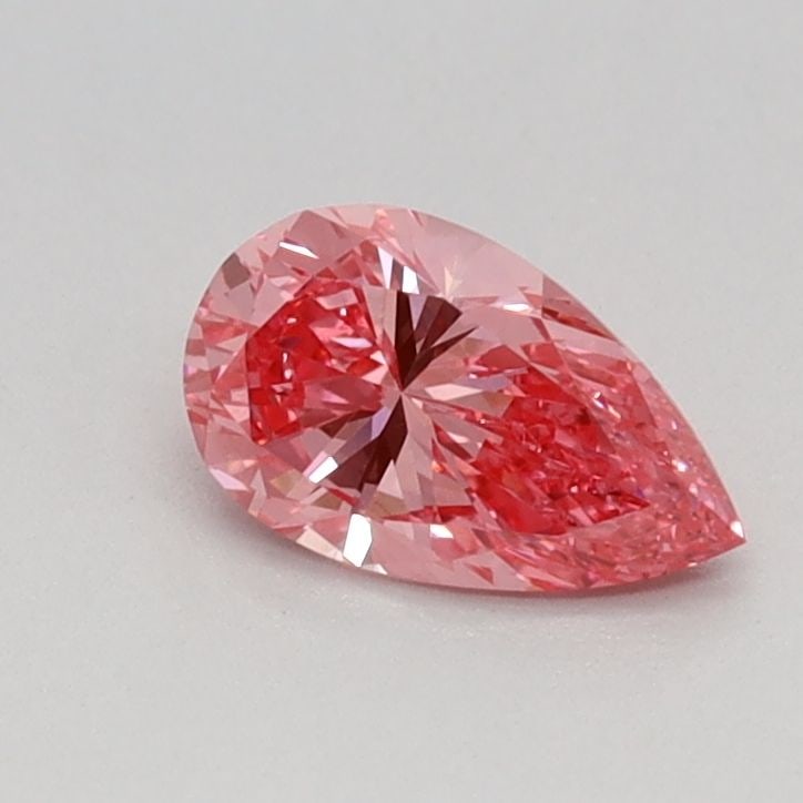 Loose Diamond - PEAR 0.38ct Fancy Vivid Pink VVS2: Loose Diamond - PEAR 0.38ct Fancy Vivid Pink VVS2 Source: This is a real non-mined Diamond that has been grown in a lab Shape: PEAR Carats: 0.38 Color: Fancy Vivid Pink Certification: IGI Video: