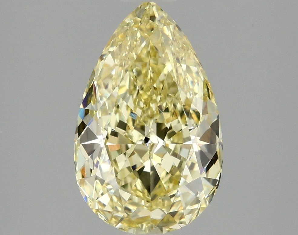 Loose Diamond - PEAR 2.0ct Fancy Intense Yellow VS1: Loose Diamond - PEAR 2.0ct Fancy Intense Yellow VS1 Source: This is a real non-mined Diamond that has been grown in a lab Shape: PEAR Carats: 2.0 Color: Fancy Intense Yellow Certification: IGI Video: