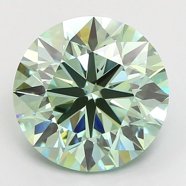 Loose Diamond - ROUND 4.48ct Fancy Vivid Green VS1: Loose Diamond - ROUND 4.48ct Fancy Vivid Green VS1 Source: This is a real non-mined Diamond that has been grown in a lab Shape: ROUND Carats: 4.48 Color: Fancy Vivid Green Certification: IGI Video: