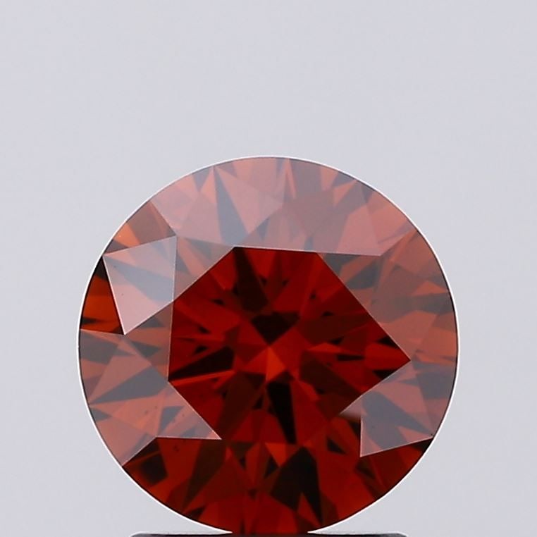 Ideal Loose Diamond - ROUND 1.84ct Fancy Deep Orange VS1: Ideal Loose Diamond - ROUND 1.84ct Fancy Deep Orange VS1 Source: This is a real non-mined Diamond that has been grown in a lab Shape: ROUND Carats: 1.84 Color: Fancy Deep Orange Certification: IGI Vid