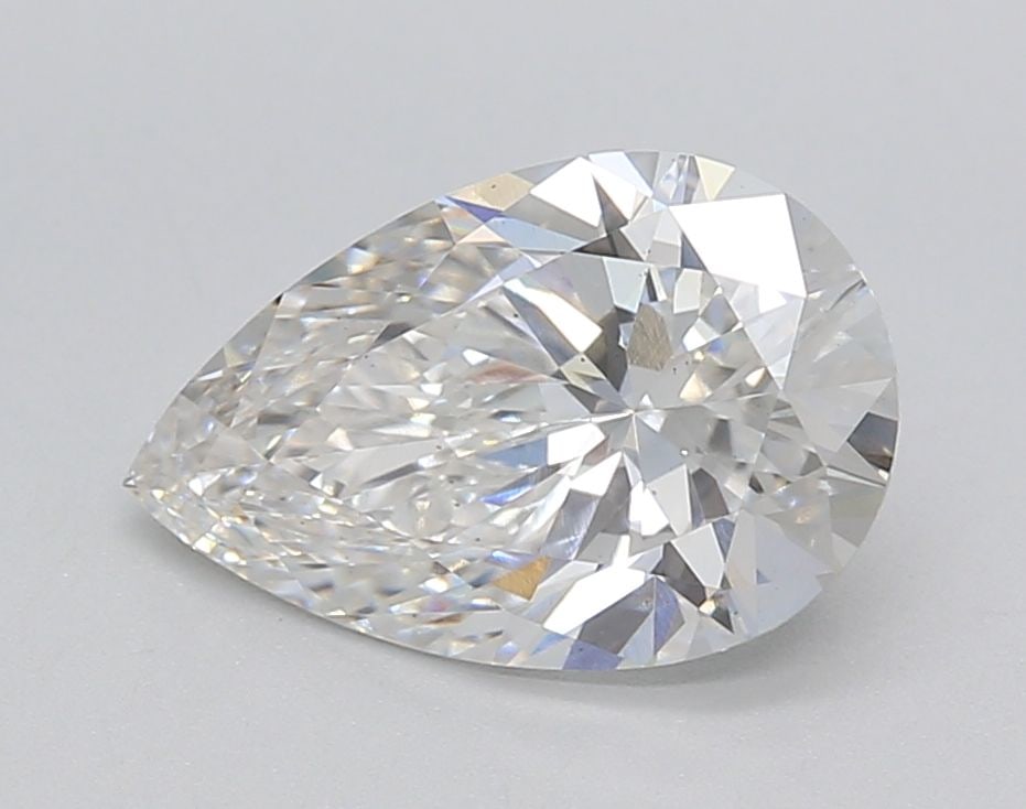 Loose Diamond - PEAR 2.02ct F VS2: Loose Diamond - PEAR 2.02ct F VS2 Source: This is a real non-mined Diamond that has been grown in a lab Shape: PEAR Carats: 2.02 Color: F Clarity: VS2 Certification: NONE Video: