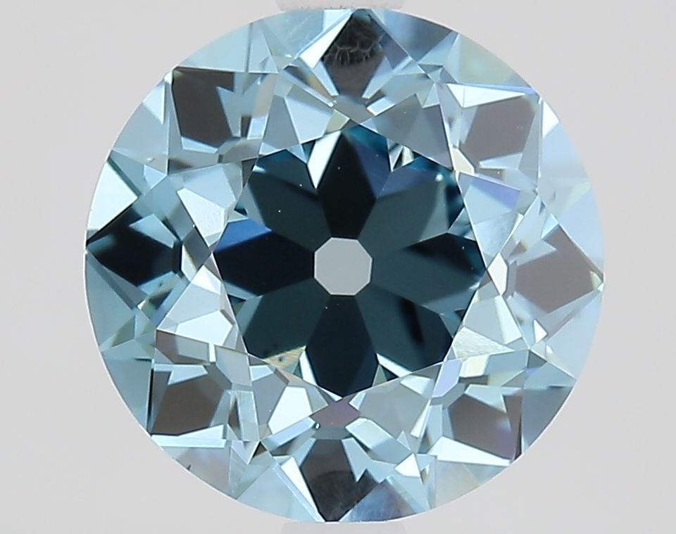 Loose Diamond - EUROPEAN CUT 2.61ct Fancy Vivid Blue VS2: Loose Diamond - EUROPEAN CUT 2.61ct Fancy Vivid Blue VS2 Source: This is a real non-mined Diamond that has been grown in a lab Shape: EUROPEAN CUT Carats: 2.61 Color: Fancy Vivid Blue Certification: I