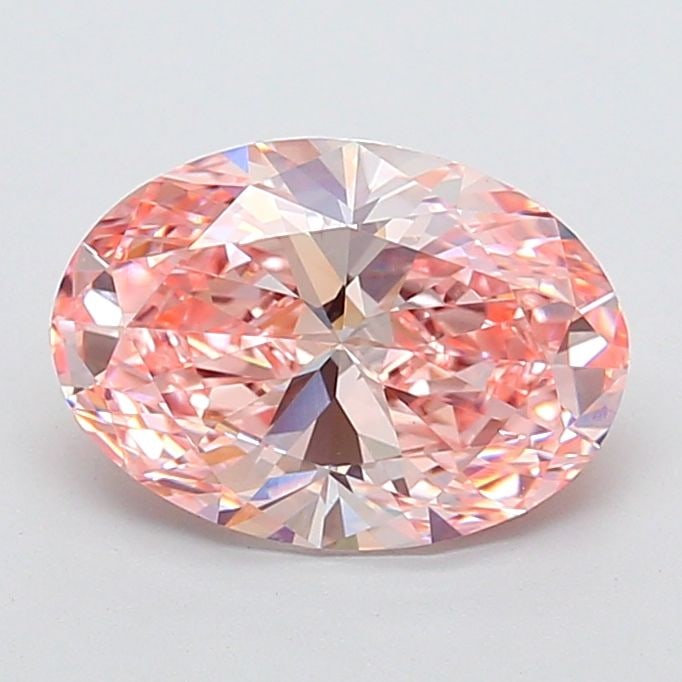Loose Diamond - OVAL 3.0ct Fancy Intense Pink VVS2: Loose Diamond - OVAL 3.0ct Fancy Intense Pink VVS2 Source: This is a real non-mined Diamond that has been grown in a lab Shape: OVAL Carats: 3.0 Color: Fancy Intense Pink Certification: IGI Video:
