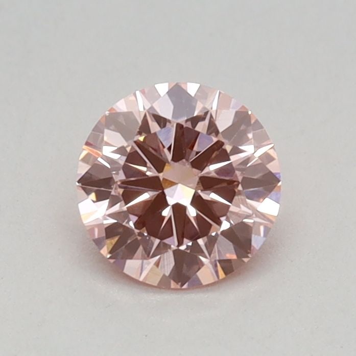 Loose Diamond - ROUND 0.38ct Fancy Intense Pink VS1: Loose Diamond - ROUND 0.38ct Fancy Intense Pink VS1 Source: This is a real non-mined Diamond that has been grown in a lab Shape: ROUND Carats: 0.38 Color: Fancy Intense Pink Certification: IGI Video: