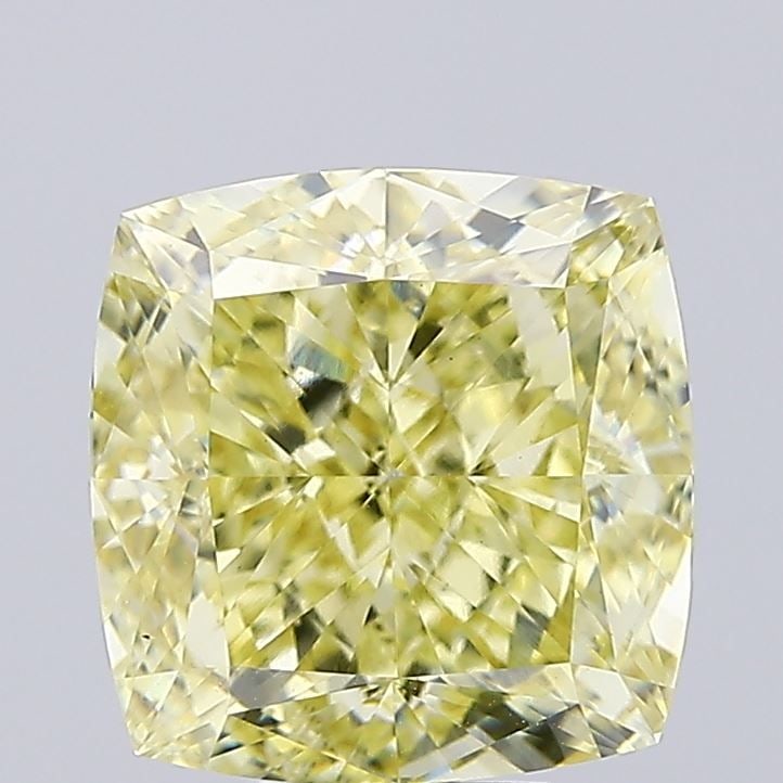 Loose Diamond - CUSHION MODIFIED 6.2ct Fancy Intense Yellow VS1: Loose Diamond - CUSHION MODIFIED 6.2ct Fancy Intense Yellow VS1 Source: This is a real non-mined Diamond that has been grown in a lab Shape: CUSHION MODIFIED Carats: 6.2 Color: Fancy Intense Yellow Ce