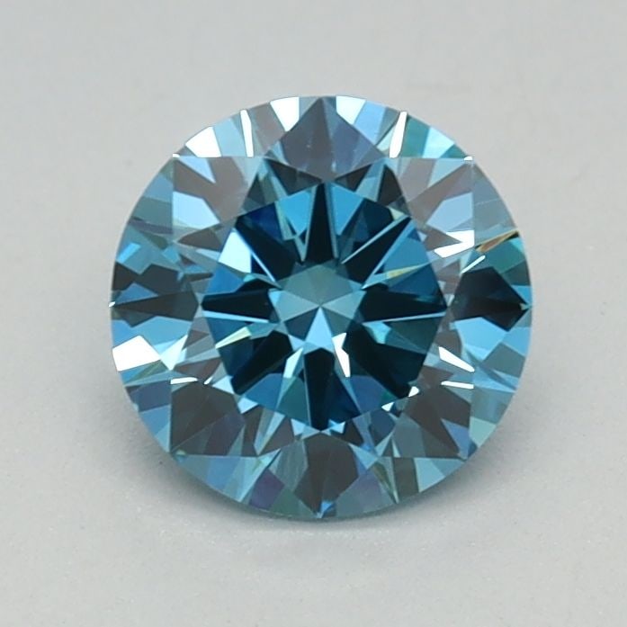 Loose Diamond - ROUND 0.63ct Fancy Vivid Blue VS1 (1 of 1)