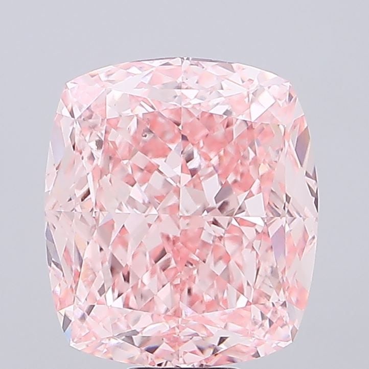 Loose Diamond - CUSHION MODIFIED 16.04ct Fancy Vivid Pink VS1: Loose Diamond - CUSHION MODIFIED 16.04ct Fancy Vivid Pink VS1 Source: This is a real non-mined Diamond that has been grown in a lab Shape: CUSHION MODIFIED Carats: 16.04 Color: Fancy Vivid Pink Certif
