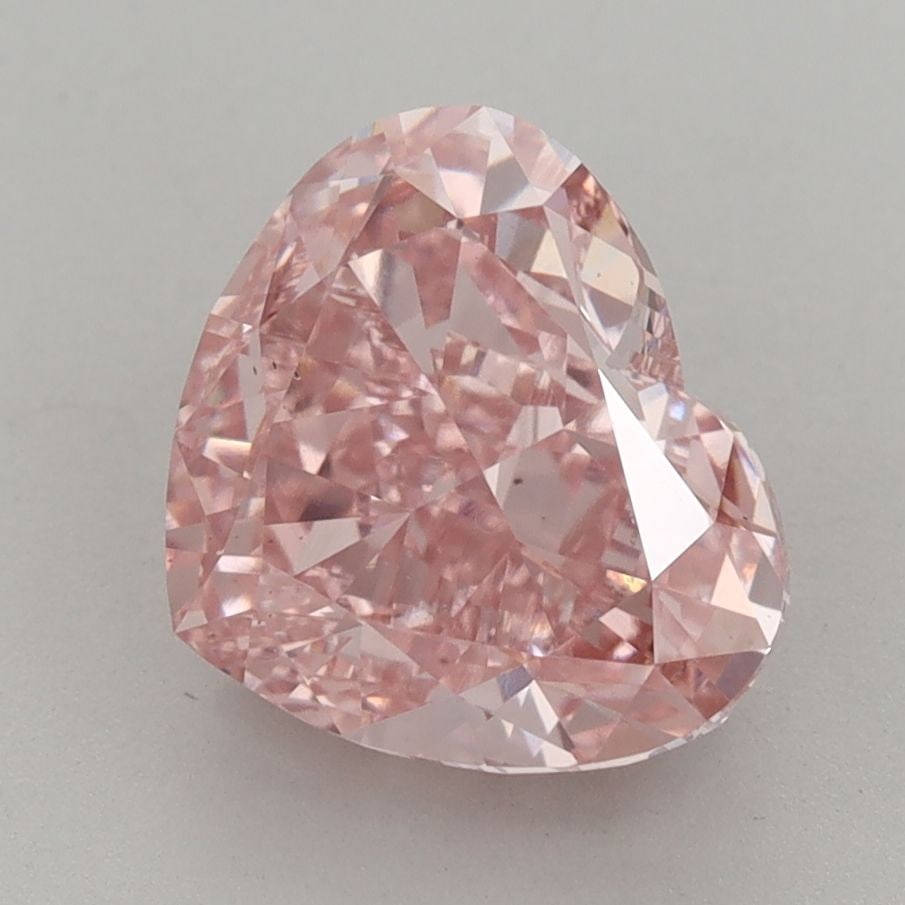 Loose Diamond - HEART 3.66ct Fancy Vivid Pink VS1: Loose Diamond - HEART 3.66ct Fancy Vivid Pink VS1 Source: This is a real non-mined Diamond that has been grown in a lab Shape: HEART Carats: 3.66 Color: Fancy Vivid Pink Certification: IGI Video: