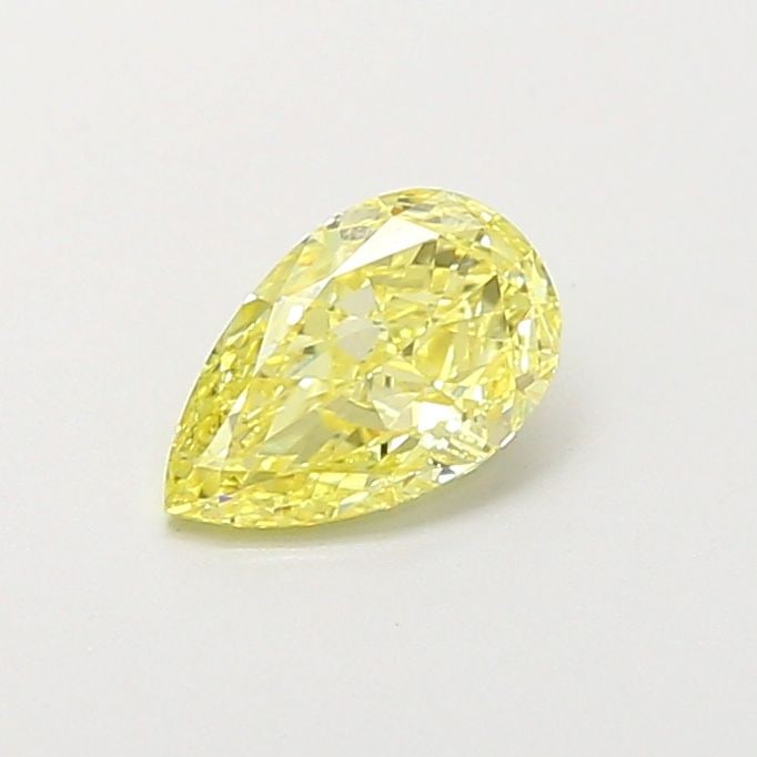 Loose Diamond - PEAR 0.57ct Fancy Intense Yellow VVS2: Loose Diamond - PEAR 0.57ct Fancy Intense Yellow VVS2 Source: This is a real non-mined Diamond that has been grown in a lab Shape: PEAR Carats: 0.57 Color: Fancy Intense Yellow Certification: IGI Vide