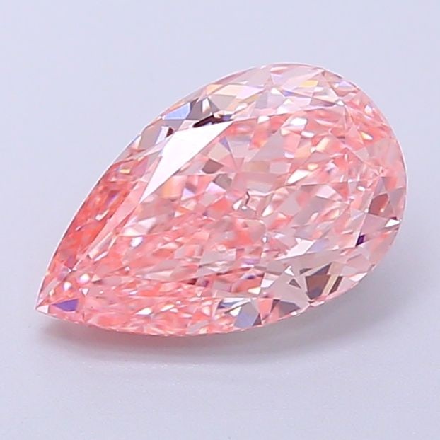 Loose Diamond - PEAR 1.54ct Fancy Vivid Pink VS1: Loose Diamond - PEAR 1.54ct Fancy Vivid Pink VS1 Source: This is a real non-mined Diamond that has been grown in a lab Shape: PEAR Carats: 1.54 Color: Fancy Vivid Pink Certification: IGI Video: