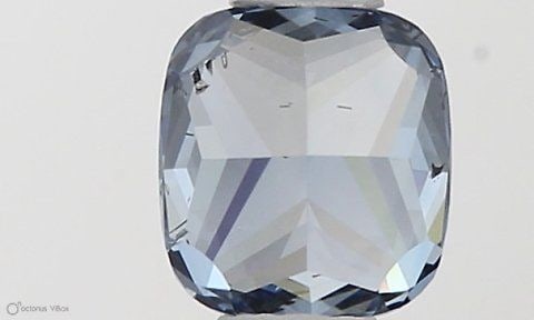 Loose Diamond - CUSHION MODIFIED 0.4ct Fancy Intense Blue SI1: Loose Diamond - CUSHION MODIFIED 0.4ct Fancy Intense Blue SI1 Source: This is a real non-mined Diamond that has been grown in a lab Shape: CUSHION MODIFIED Carats: 0.4 Color: Fancy Intense Blue Certif