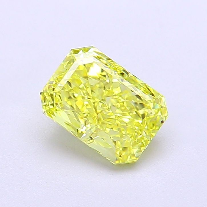 Loose Diamond - RADIANT 1.18ct Fancy Intense Yellow VVS2: Loose Diamond - RADIANT 1.18ct Fancy Intense Yellow VVS2 Source: This is a real non-mined Diamond that has been grown in a lab Shape: RADIANT Carats: 1.18 Color: Fancy Intense Yellow Certification: IG