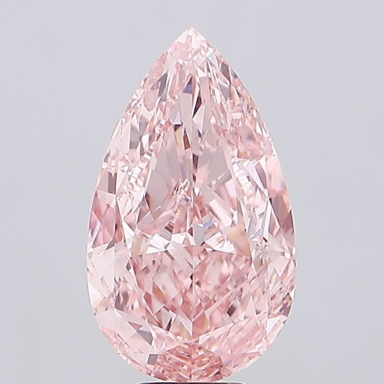 Loose Diamond - PEAR 10.07ct Fancy Vivid Pink VVS2: Loose Diamond - PEAR 10.07ct Fancy Vivid Pink VVS2 Source: This is a real non-mined Diamond that has been grown in a lab Shape: PEAR Carats: 10.07 Color: Fancy Vivid Pink Certification: IGI Video: