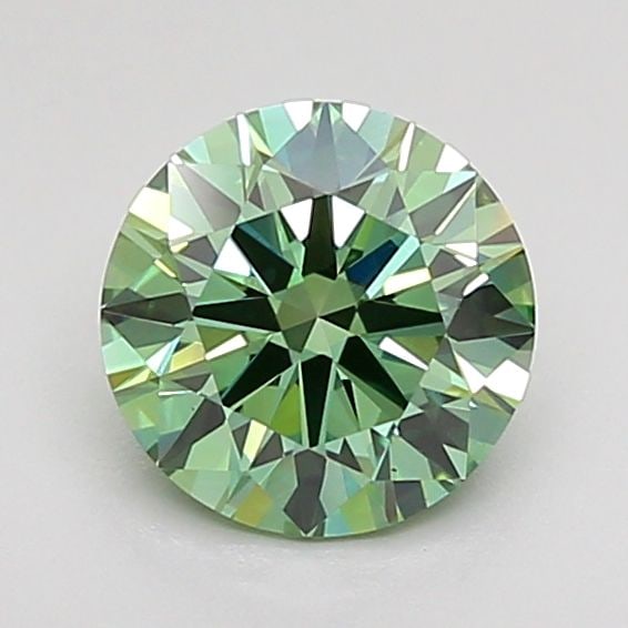 Ideal Loose Diamond - ROUND 1.05ct Fancy Vivid Green VVS2: Ideal Loose Diamond - ROUND 1.05ct Fancy Vivid Green VVS2 Source: This is a real non-mined Diamond that has been grown in a lab Shape: ROUND Carats: 1.05 Color: Fancy Vivid Green Certification: IGI Vi
