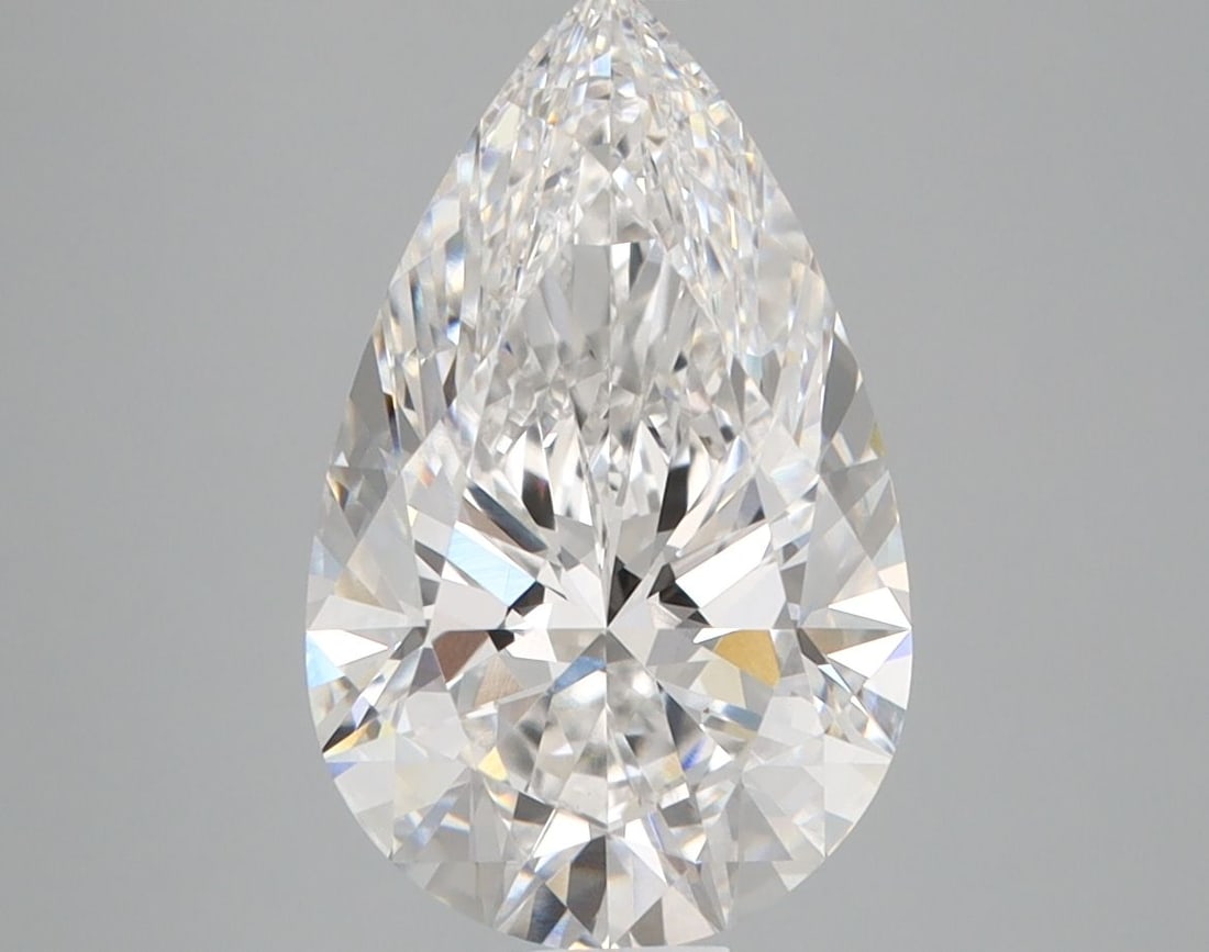 Loose Diamond - PEAR 3.09ct D VVS2: Loose Diamond - PEAR 3.09ct D VVS2 Source: This is a real non-mined Diamond that has been grown in a lab Shape: PEAR Carats: 3.09 Color: D Clarity: VVS2 Certification: IGI Video: