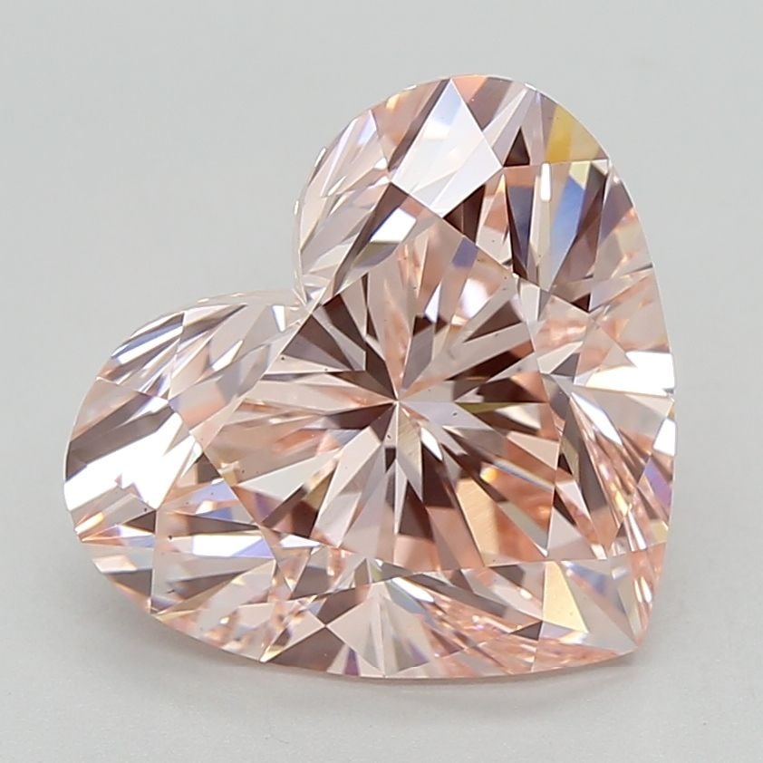 Loose Diamond - HEART 5.51ct Fancy Intense Pink VS2: Loose Diamond - HEART 5.51ct Fancy Intense Pink VS2 Source: This is a real non-mined Diamond that has been grown in a lab Shape: HEART Carats: 5.51 Color: Fancy Intense Pink Certification: IGI Video: