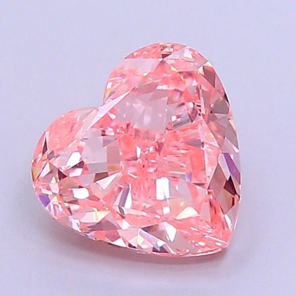Loose Diamond - HEART 1.51ct Fancy Vivid Pink VS1: Loose Diamond - HEART 1.51ct Fancy Vivid Pink VS1 Source: This is a real non-mined Diamond that has been grown in a lab Shape: HEART Carats: 1.51 Color: Fancy Vivid Pink Certification: IGI Video: