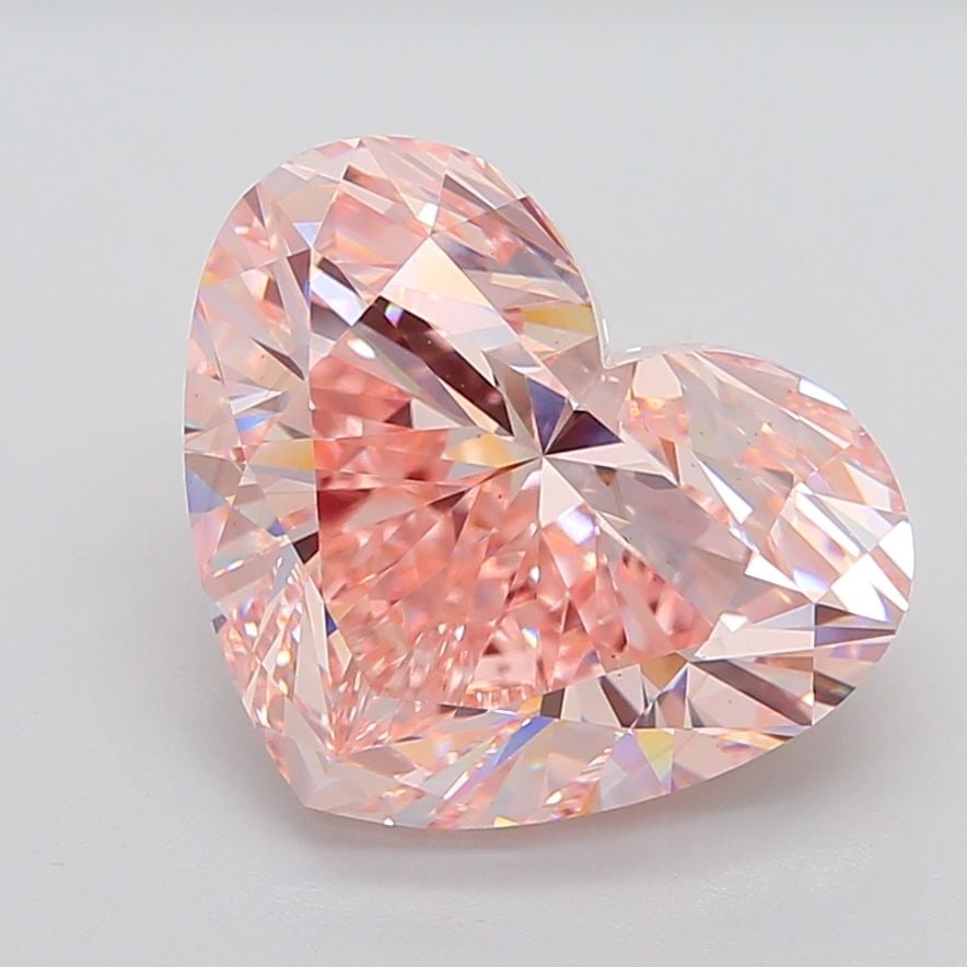 Loose Diamond - HEART 11.16ct Fancy Intense Pink VS1: Loose Diamond - HEART 11.16ct Fancy Intense Pink VS1 Source: This is a real non-mined Diamond that has been grown in a lab Shape: HEART Carats: 11.16 Color: Fancy Intense Pink Certification: IGI Video