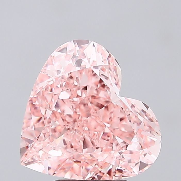 Loose Diamond - HEART 4.71ct Fancy Vivid Pink VS1: Loose Diamond - HEART 4.71ct Fancy Vivid Pink VS1 Source: This is a real non-mined Diamond that has been grown in a lab Shape: HEART Carats: 4.71 Color: Fancy Vivid Pink Certification: IGI Video:
