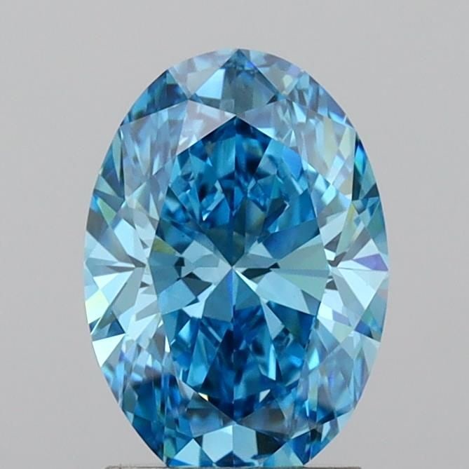 Loose Diamond - OVAL 2.04ct Fancy Vivid Blue VVS2: Loose Diamond - OVAL 2.04ct Fancy Vivid Blue VVS2 Source: This is a real non-mined Diamond that has been grown in a lab Shape: OVAL Carats: 2.04 Color: Fancy Vivid Blue Certification: IGI Video:
