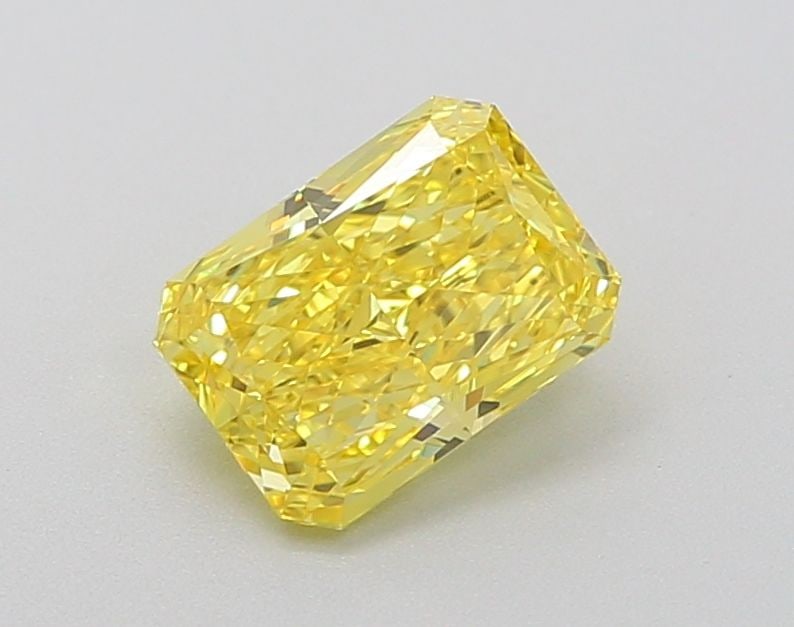 Loose Diamond - RADIANT 1.01ct Fancy Vivid Yellow IF: Loose Diamond - RADIANT 1.01ct Fancy Vivid Yellow IF Source: This is a real non-mined Diamond that has been grown in a lab Shape: RADIANT Carats: 1.01 Color: Fancy Vivid Yellow Certification: IGI Vide