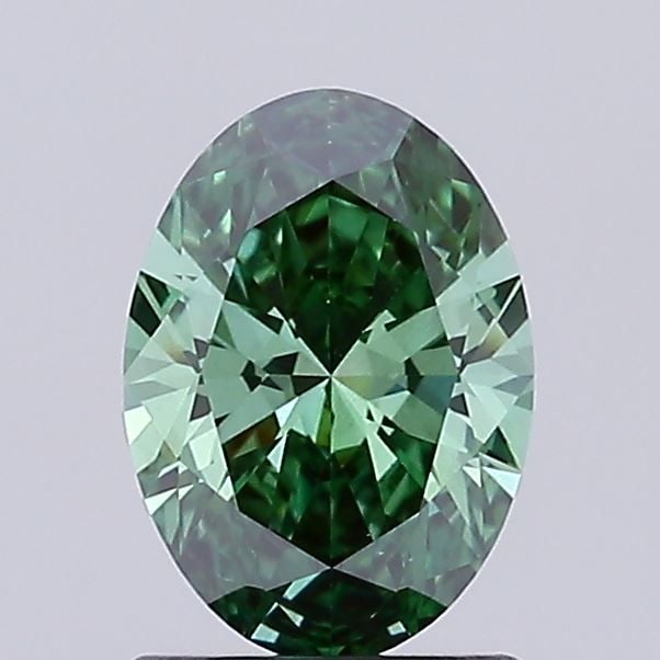 Loose Diamond - OVAL 1.04ct Fancy Vivid Green VS1: Loose Diamond - OVAL 1.04ct Fancy Vivid Green VS1 Source: This is a real non-mined Diamond that has been grown in a lab Shape: OVAL Carats: 1.04 Color: Fancy Vivid Green Certification: IGI Video: