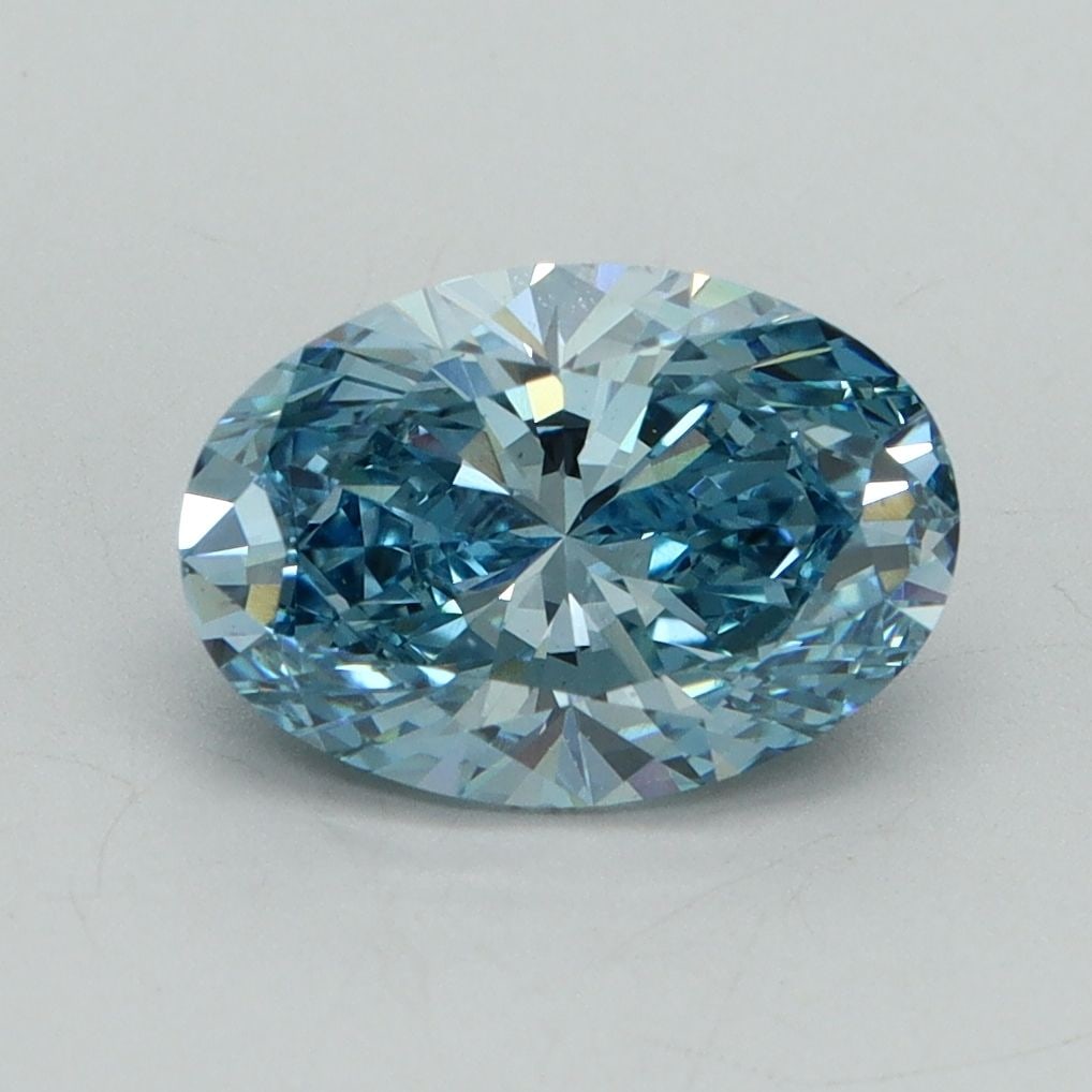 Loose Diamond - OVAL 2.01ct Fancy Vivid Blue VS1: Loose Diamond - OVAL 2.01ct Fancy Vivid Blue VS1 Source: This is a real non-mined Diamond that has been grown in a lab Shape: OVAL Carats: 2.01 Color: Fancy Vivid Blue Certification: IGI Video: