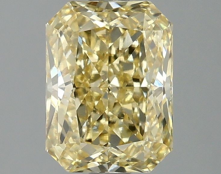 Loose Diamond - RADIANT 2.1ct Fancy Intense Yellow VS1: Loose Diamond - RADIANT 2.1ct Fancy Intense Yellow VS1 Source: This is a real non-mined Diamond that has been grown in a lab Shape: RADIANT Carats: 2.1 Color: Fancy Intense Yellow Certification: IGI V