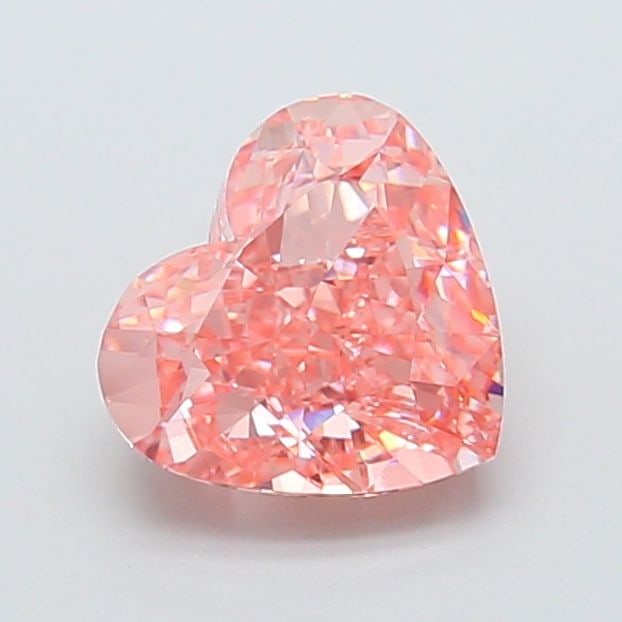 Loose Diamond - HEART 2.0ct Fancy Vivid Pink VS1: Loose Diamond - HEART 2.0ct Fancy Vivid Pink VS1 Source: This is a real non-mined Diamond that has been grown in a lab Shape: HEART Carats: 2.0 Color: Fancy Vivid Pink Certification: IGI Video: