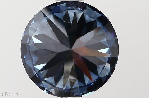 Ideal Loose Diamond - ROUND 3.01ct Fancy Vivid Blue VS1 (1 of 1)