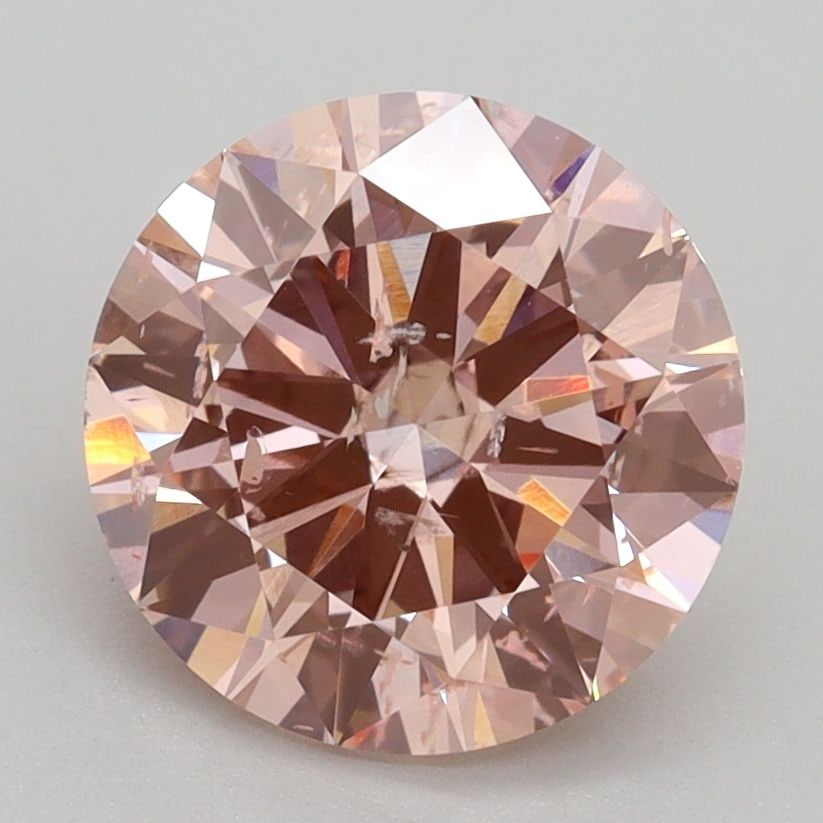 Loose Diamond - ROUND 2.51ct Fancy Intense Pink SI2: Loose Diamond - ROUND 2.51ct Fancy Intense Pink SI2 Source: This is a real non-mined Diamond that has been grown in a lab Shape: ROUND Carats: 2.51 Color: Fancy Intense Pink Certification: IGI Video: