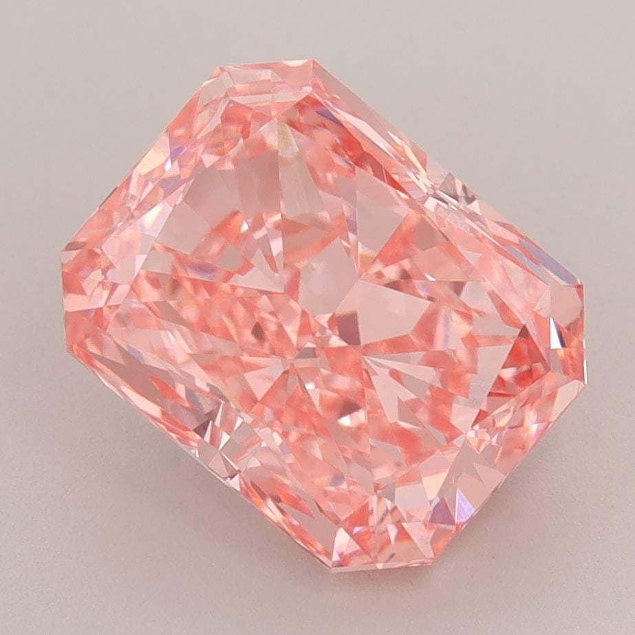 Loose Diamond - RADIANT 3.08ct Fancy Vivid Pink VVS2: Loose Diamond - RADIANT 3.08ct Fancy Vivid Pink VVS2 Source: This is a real non-mined Diamond that has been grown in a lab Shape: RADIANT Carats: 3.08 Color: Fancy Vivid Pink Certification: IGI