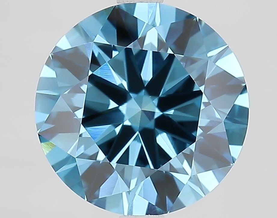 Ideal Loose Diamond - ROUND 3.74ct Fancy Vivid Blue VS1: Ideal Loose Diamond - ROUND 3.74ct Fancy Vivid Blue VS1 Source: This is a real non-mined Diamond that has been grown in a lab Shape: ROUND Carats: 3.74 Color: Fancy Vivid Blue Certification: IGI Video