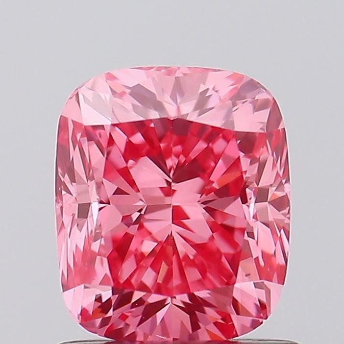 Loose Diamond - CUSHION BRILLIANT 1.0ct Fancy Vivid Pink SI1: Loose Diamond - CUSHION BRILLIANT 1.0ct Fancy Vivid Pink SI1 Source: This is a real non-mined Diamond that has been grown in a lab Shape: CUSHION BRILLIANT Carats: 1.0 Color: Fancy Vivid Pink Certific