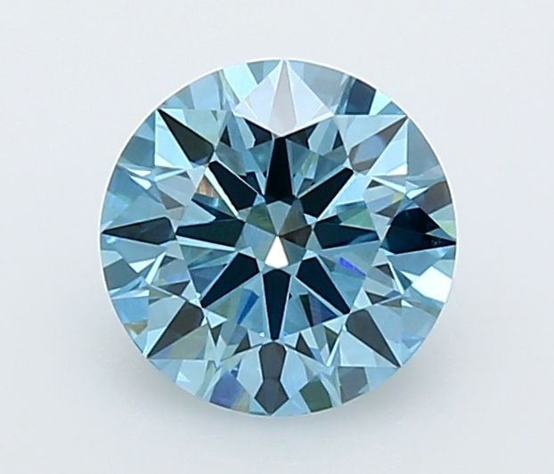 Ideal Loose Diamond - ROUND 1.55ct Fancy Vivid Blue VVS2: Ideal Loose Diamond - ROUND 1.55ct Fancy Vivid Blue VVS2 Source: This is a real non-mined Diamond that has been grown in a lab Shape: ROUND Carats: 1.55 Color: Fancy Vivid Blue Certification: IGI Vide