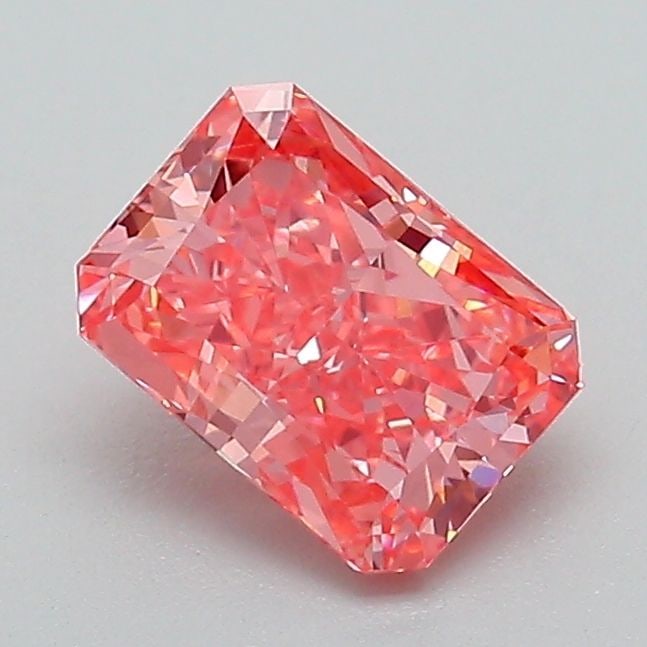 Loose Diamond - RADIANT 1.0ct Fancy Vivid Pink VVS2: Loose Diamond - RADIANT 1.0ct Fancy Vivid Pink VVS2 Source: This is a real non-mined Diamond that has been grown in a lab Shape: RADIANT Carats: 1.0 Color: Fancy Vivid Pink Certification: IGI Video: