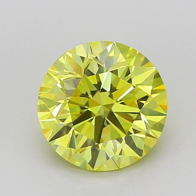 Loose Diamond - ROUND 1.5ct Fancy Vivid Yellow VVS2: Loose Diamond - ROUND 1.5ct Fancy Vivid Yellow VVS2 Source: This is a real non-mined Diamond that has been grown in a lab Shape: ROUND Carats: 1.5 Color: Fancy Vivid Yellow Certification: IGI Video: