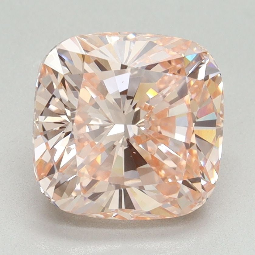 Loose Diamond - CUSHION MODIFIED 3.03ct Fancy Intense Pink VS1: Loose Diamond - CUSHION MODIFIED 3.03ct Fancy Intense Pink VS1 Source: This is a real non-mined Diamond that has been grown in a lab Shape: CUSHION MODIFIED Carats: 3.03 Color: Fancy Intense Pink Cert