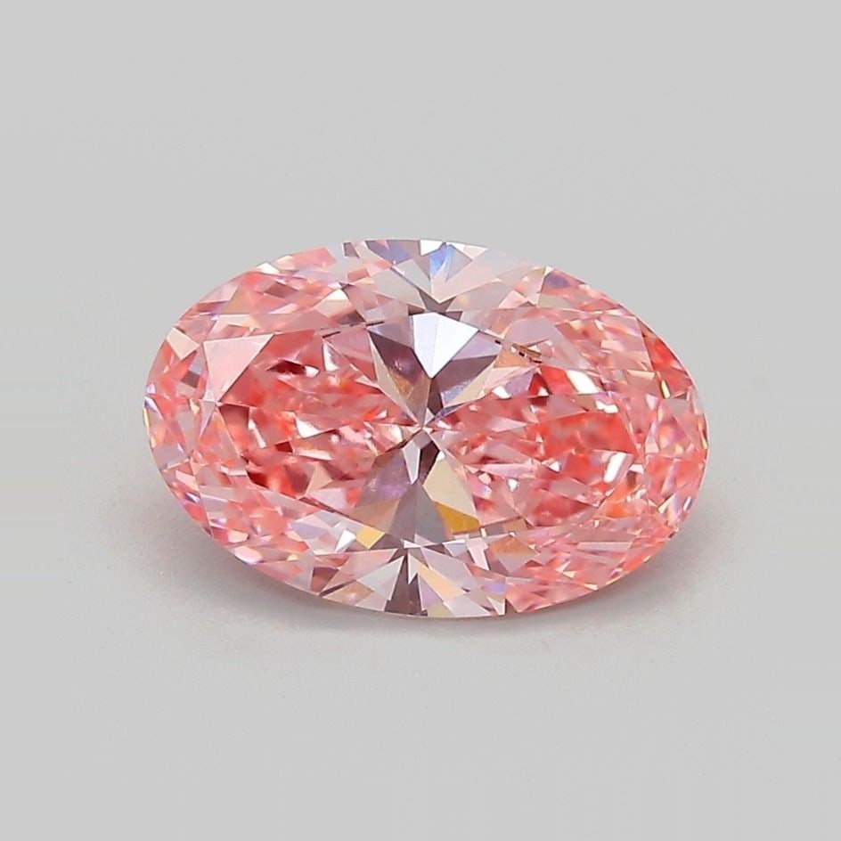 Loose Diamond - OVAL 2.02ct Fancy Vivid Pink VS2: Loose Diamond - OVAL 2.02ct Fancy Vivid Pink VS2 Source: This is a real non-mined Diamond that has been grown in a lab Shape: OVAL Carats: 2.02 Color: Fancy Vivid Pink Certification: IGI Video: