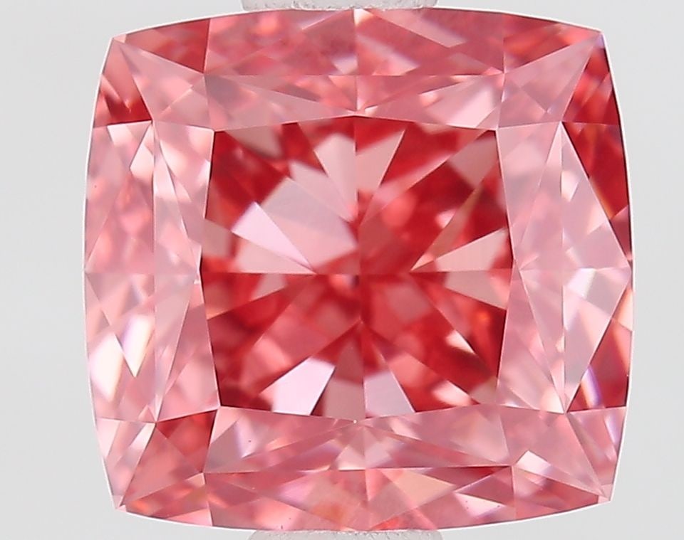 Loose Diamond - CUSHION MODIFIED 1.51ct Fancy Vivid Pink VVS1: Loose Diamond - CUSHION MODIFIED 1.51ct Fancy Vivid Pink VVS1 Source: This is a real non-mined Diamond that has been grown in a lab Shape: CUSHION MODIFIED Carats: 1.51 Color: Fancy Vivid Pink Certifi
